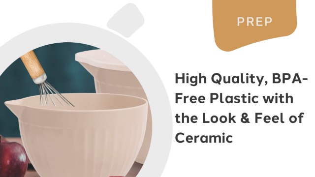 mixtsu 即購入OK Amazon.com: Oggi Set of 3 Mixing Bowls with Pour Spout - Nested